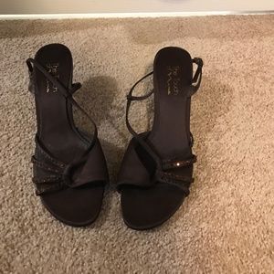 Brown formal heels